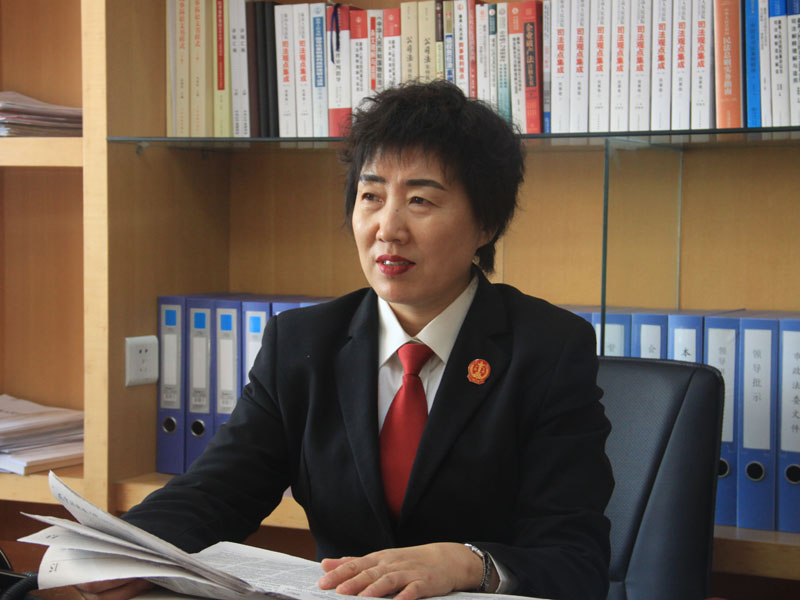 葫蘆島中院黨組書記、院長 王淑俐