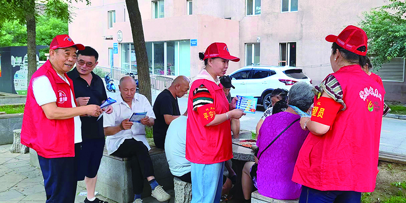 楊友學(xué)進(jìn)行反詐宣傳